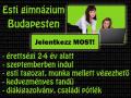Estis gimi Budapesten diákigazolvánnyal , estigimnaziumbudapest@gmail.com , 